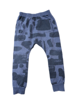 Minti Trackpants, Blue and dark grey, 5