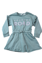 Country Road Dress, Teal, 3
