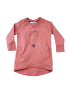 Minti Dress, Pink, Bear, 3
