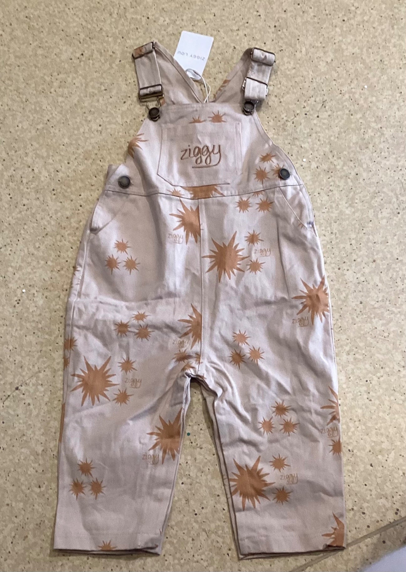 Ziggy Lou Overalls, Beige, 2