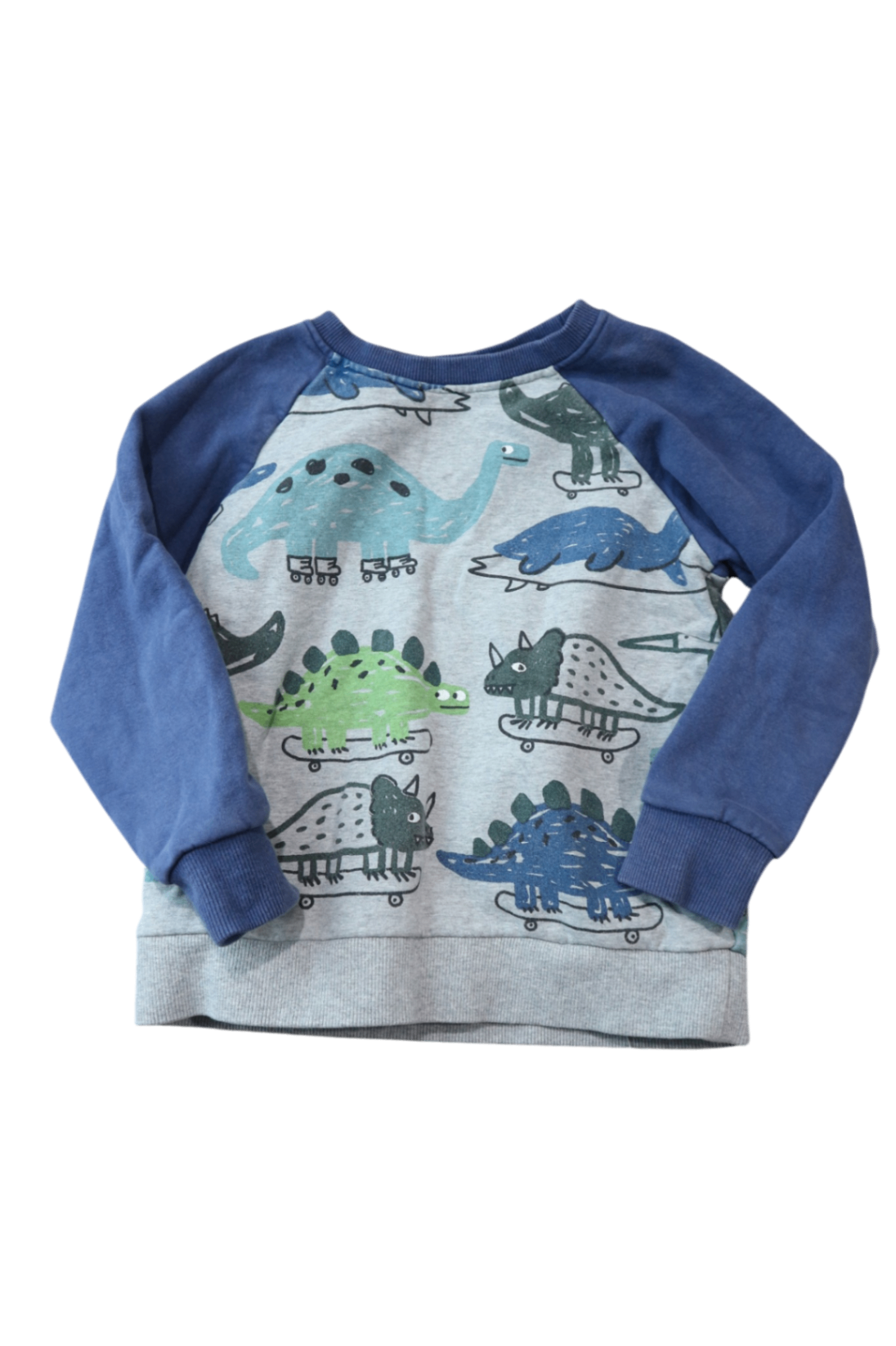 Minti Jumper, Gray and Blue, 6