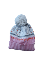 Purebaby Beanie, Pink/ grey, Baby