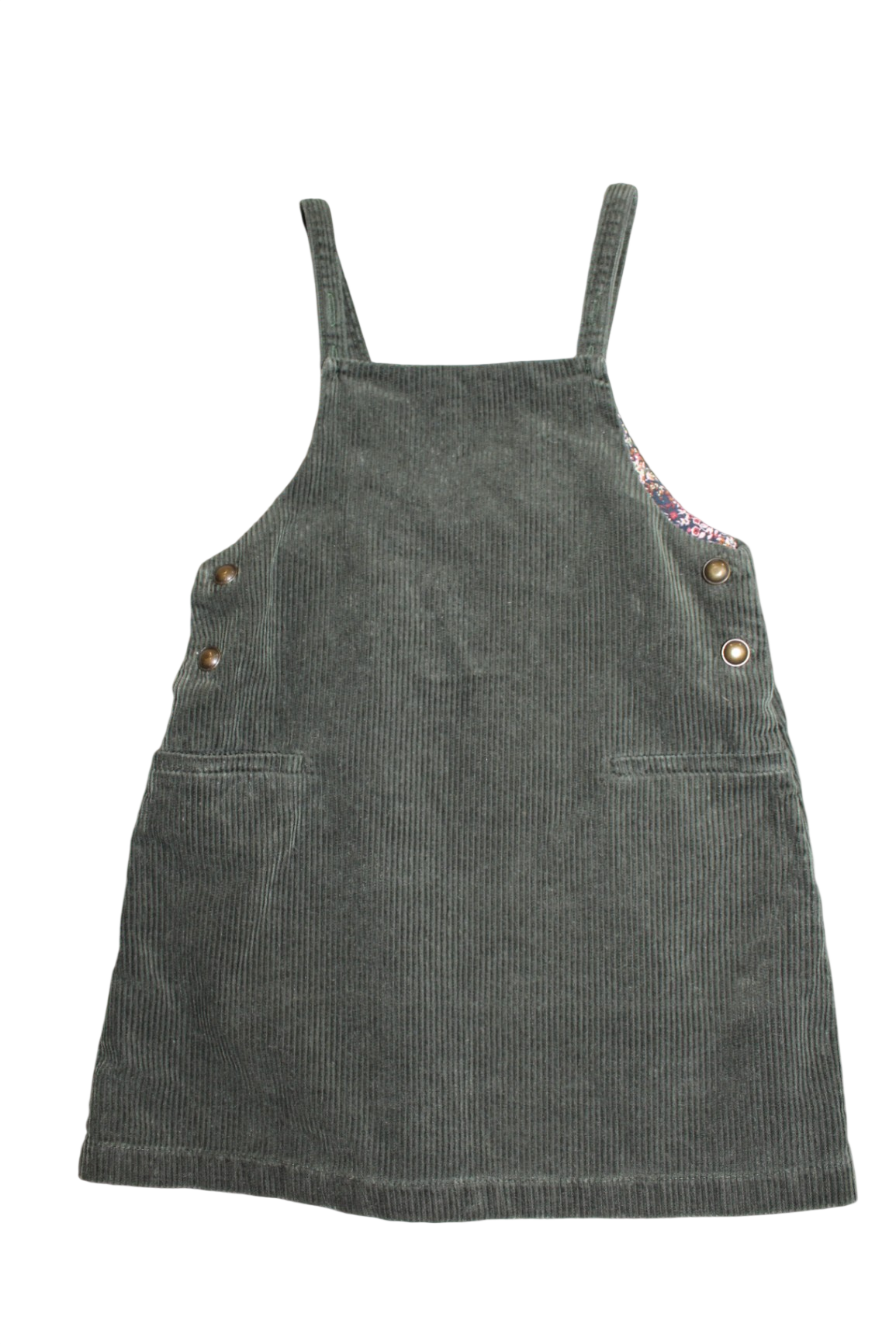 Zara Pinafore Dress, Green, 6 – Use-Ta!