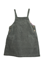 Zara Pinafore Dress, Green, 6