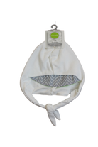 Playette Baby Hat, White, 0-6m