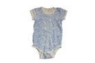 Wilson & Frenchy Bodiesuit, White and Blue print, 0