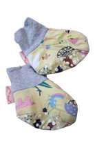 Halcyon Nights Booties, Yellow with multicolour patterns, 00
