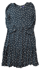 Seraphine Nursing Dress, Navy blue with white polka dots, 2XS/6