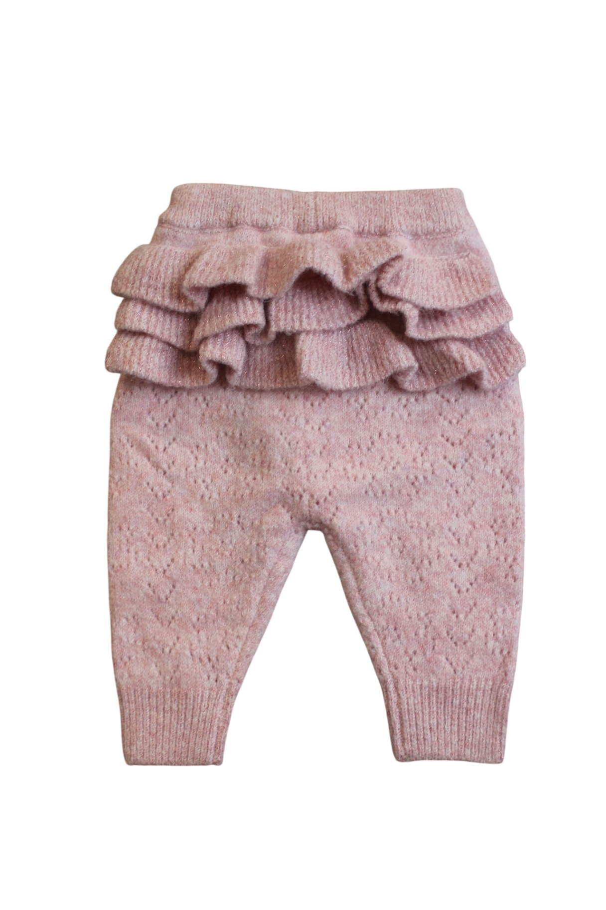 Fleur Harris Knit Leggings, Pink, 00