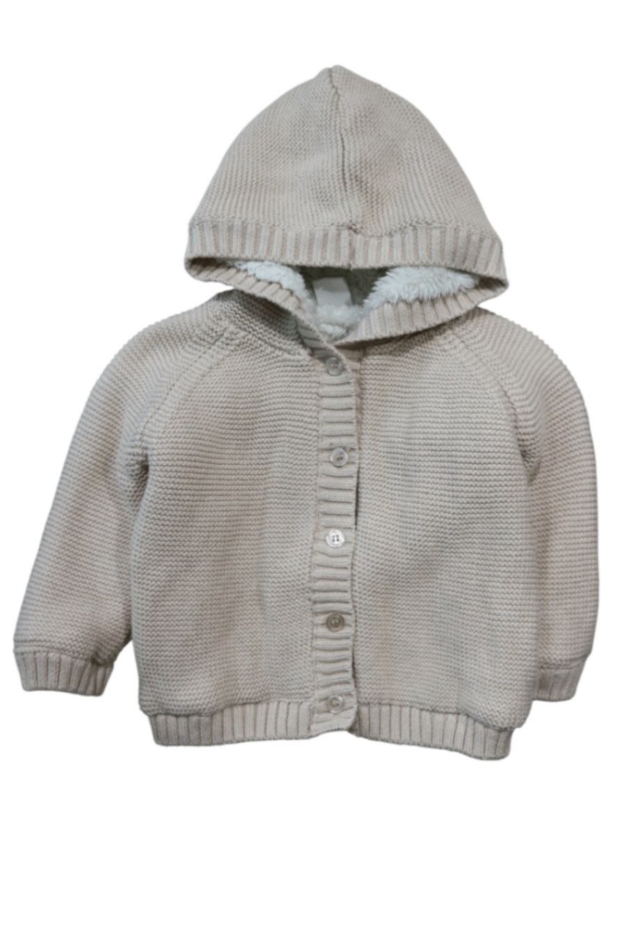 Seed Knit Jacket, Beige, 1
