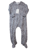 Huckleberry Lane Jumpsuit, Grey with pink and black leopard print, 1
