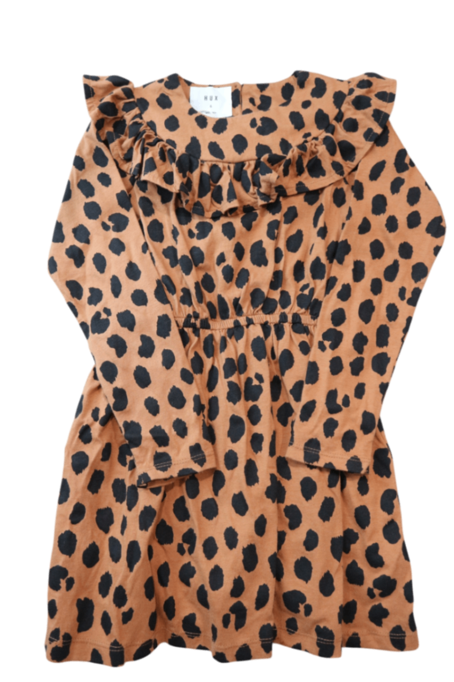 HUX Dress, Brown, 6