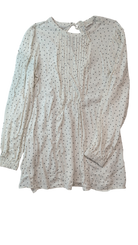 Seraphine Nursing Blouse, White with black polka dots, 2XS/6