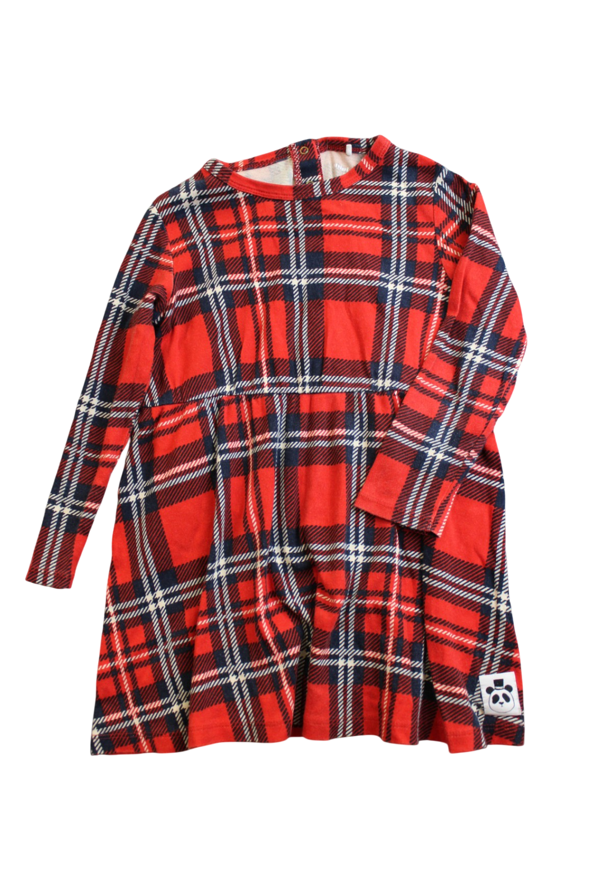 Mini Rodini Dress, Red, 3-5y