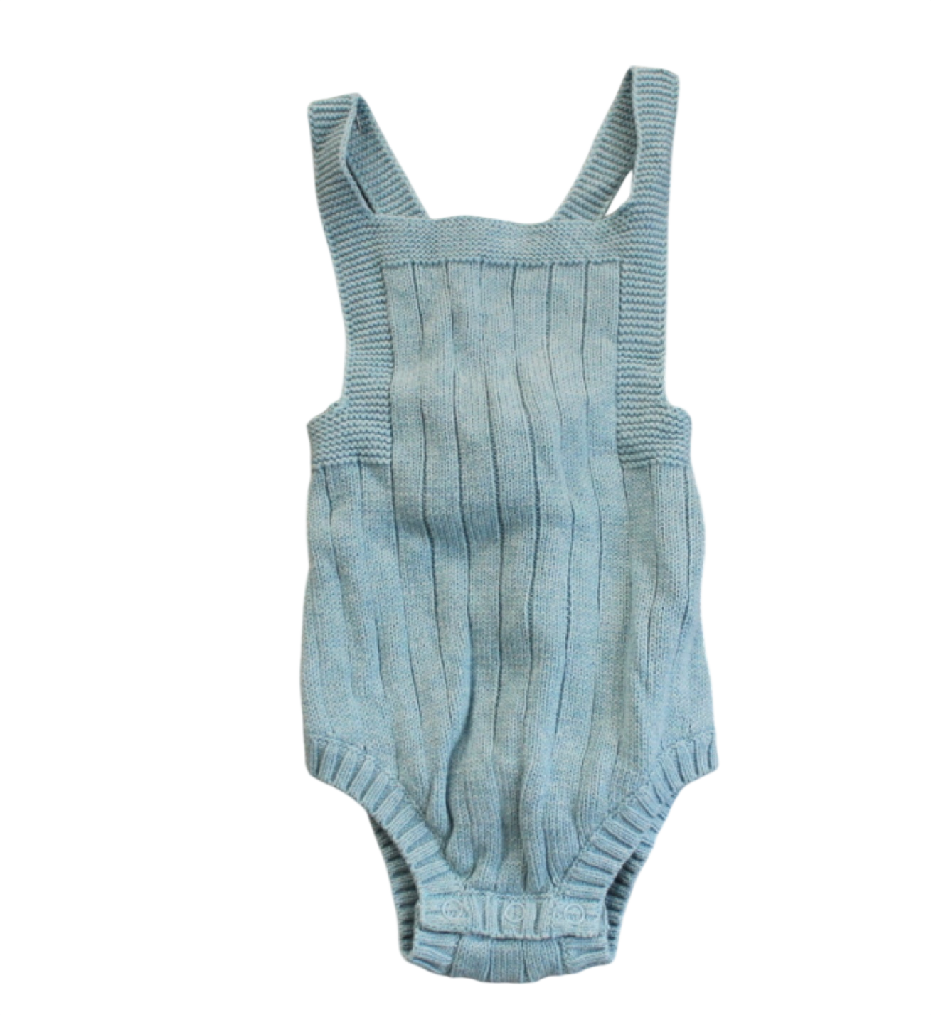 Purebaby Romper, Blue, 0