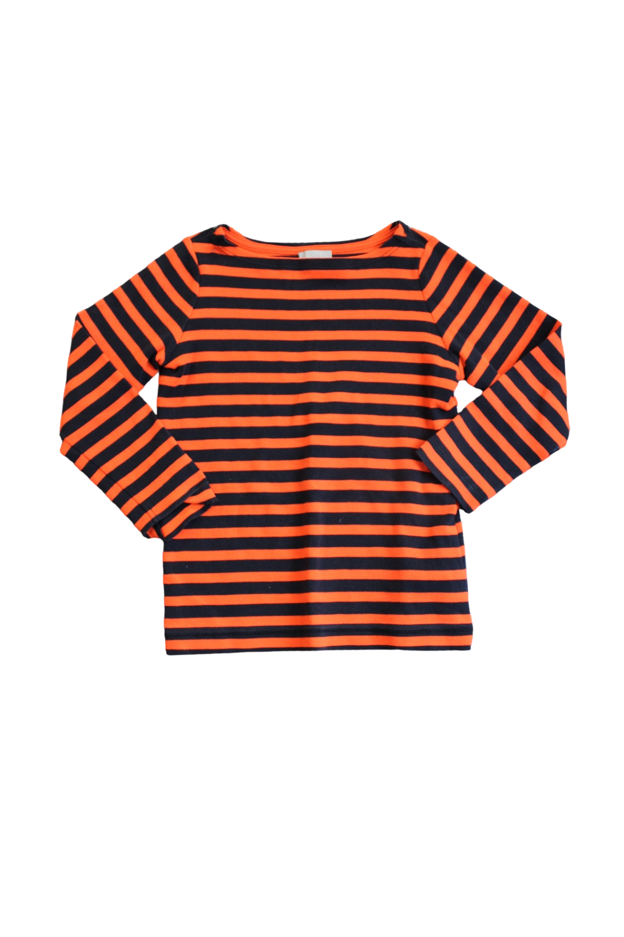 COS Long-Sleeve T-Shirt, Orange and navy blue, 1-2