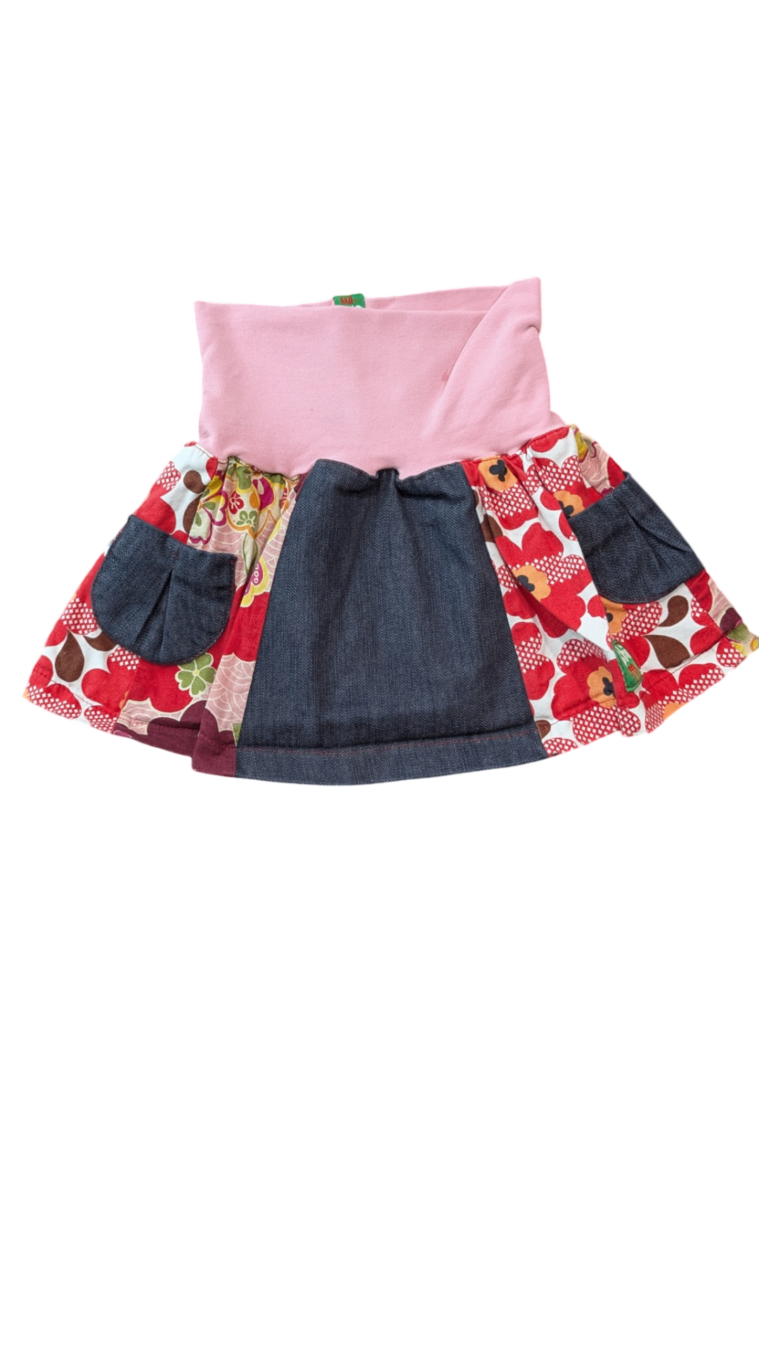 Oishi-m Skirt, Multicoloured (mainly red, pink, green, brown, and navy), 2-3y