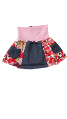 Oishi-m Skirt, Multicoloured (mainly red, pink, green, brown, and navy), 2-3y