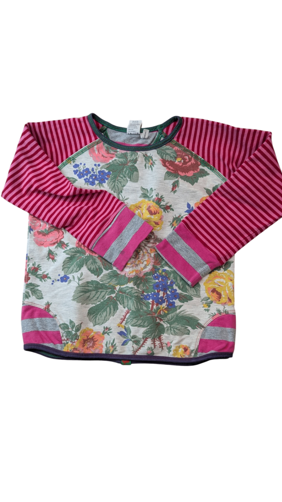 Oishi-m Sweater, Pink, Green, Blue, Yellow, 5-6