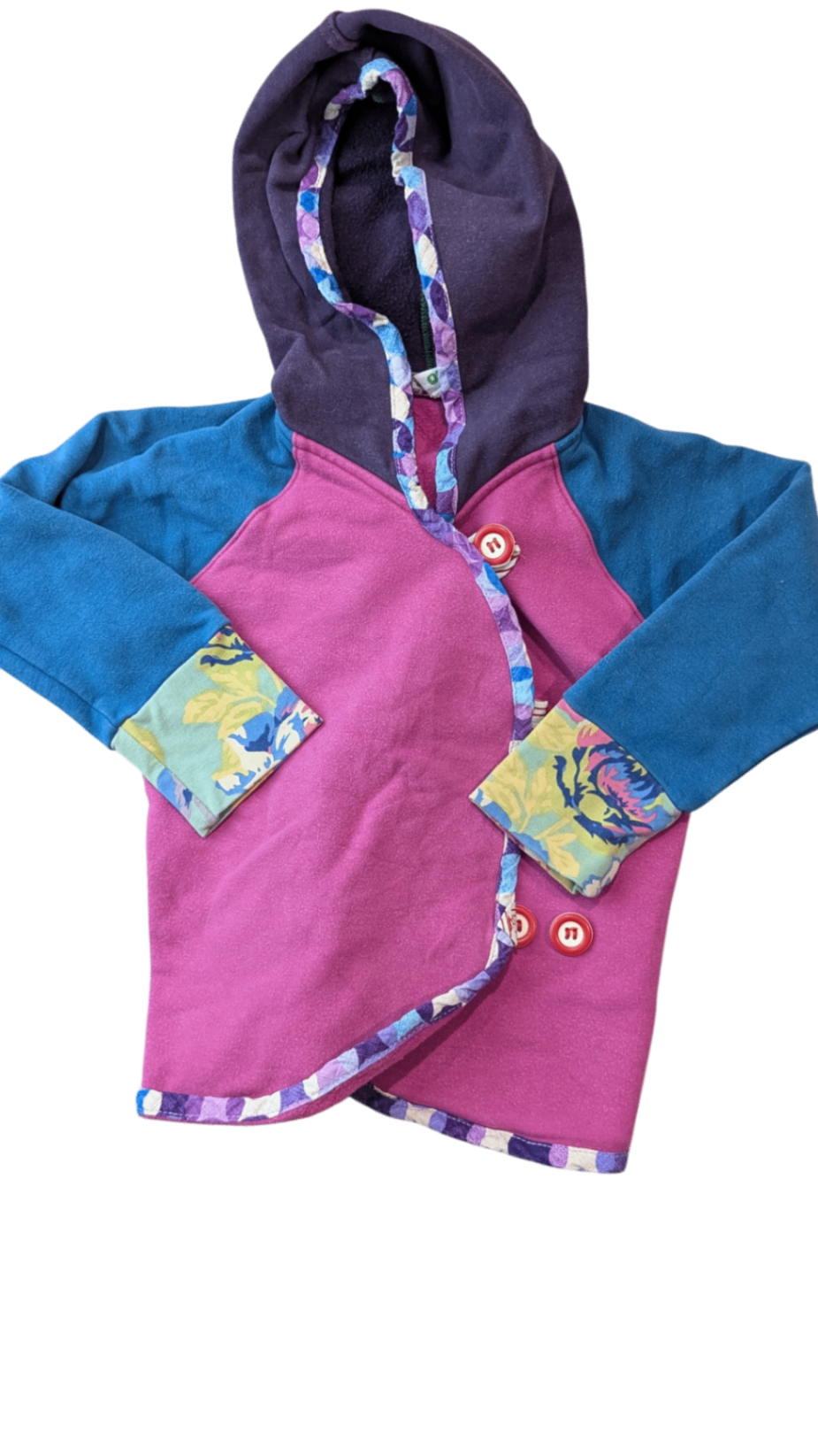 Oishi-m Jumper, Pink and Blue, 2-3