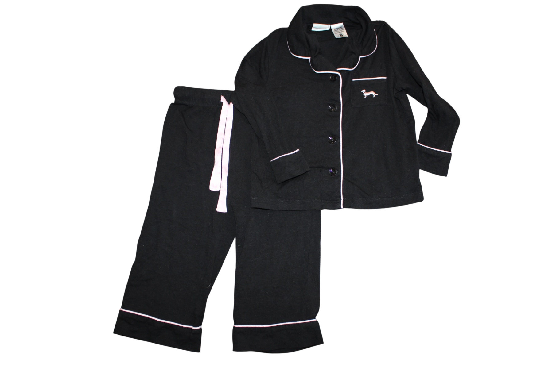 Peter Alexander Pajama Set, Black, 3