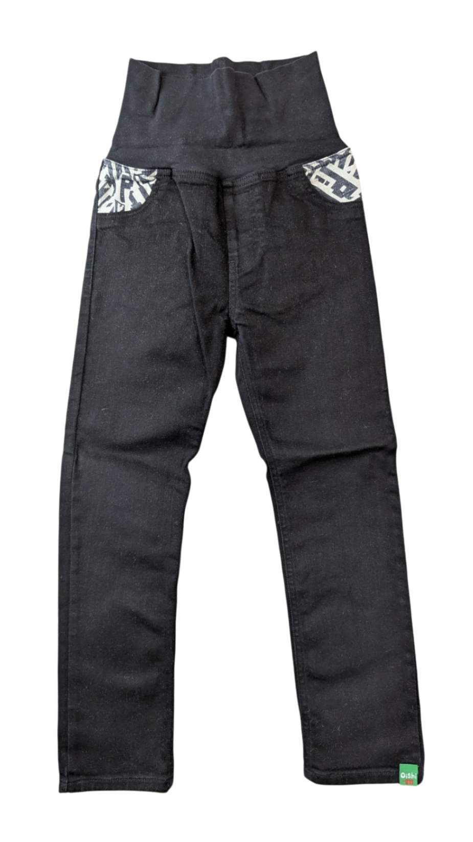 Oishi-m Jeans, Black, 4-5
