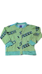 Raspberry Republic Jumper, Light green, Graphic text, 5-7
