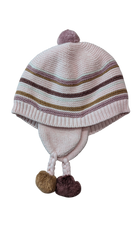 Hat, Pink, Brown, Purple,