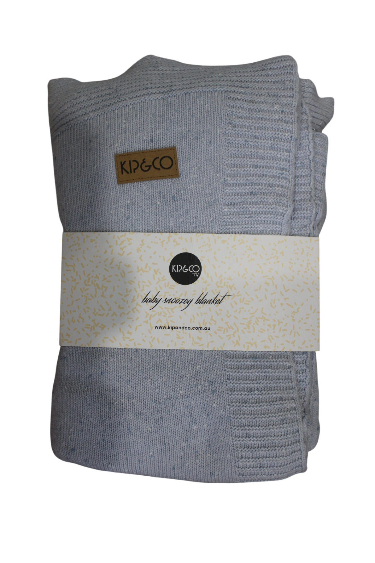 KIP&CO Blanket, Light Blue, 120cm x 120cm