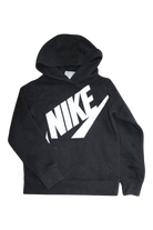 Nike Hoodie, Black with White Sparkly Print, 5-6