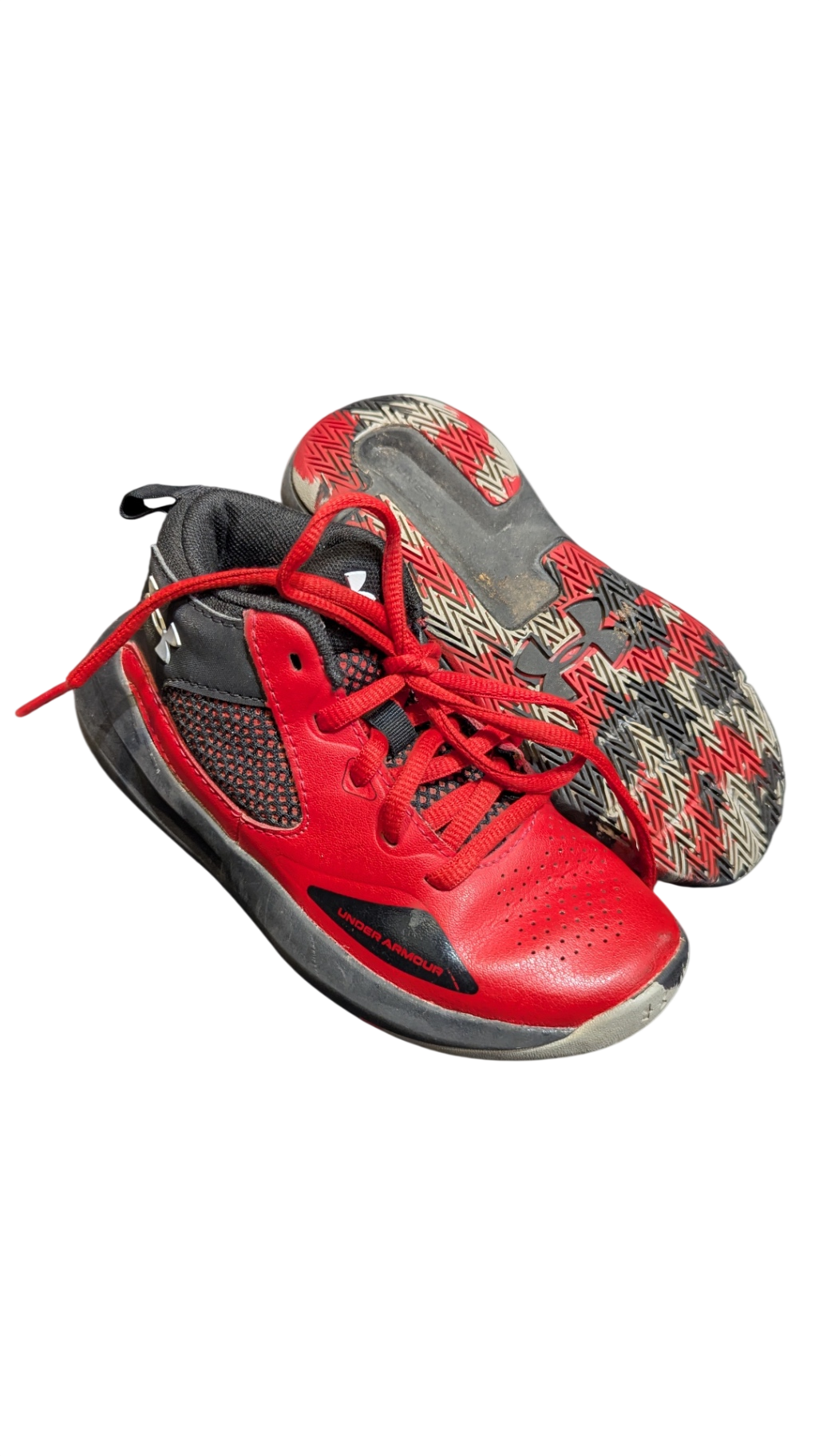 Under Armour Sneakers, Red and black, US12