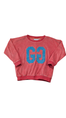 Gardner & The Gang Sweatshirt, Pink, GG emboridery, 3-4