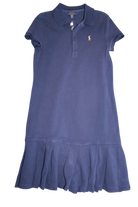 Polo Ralph Lauren Dress, Navy Blue, 8-10