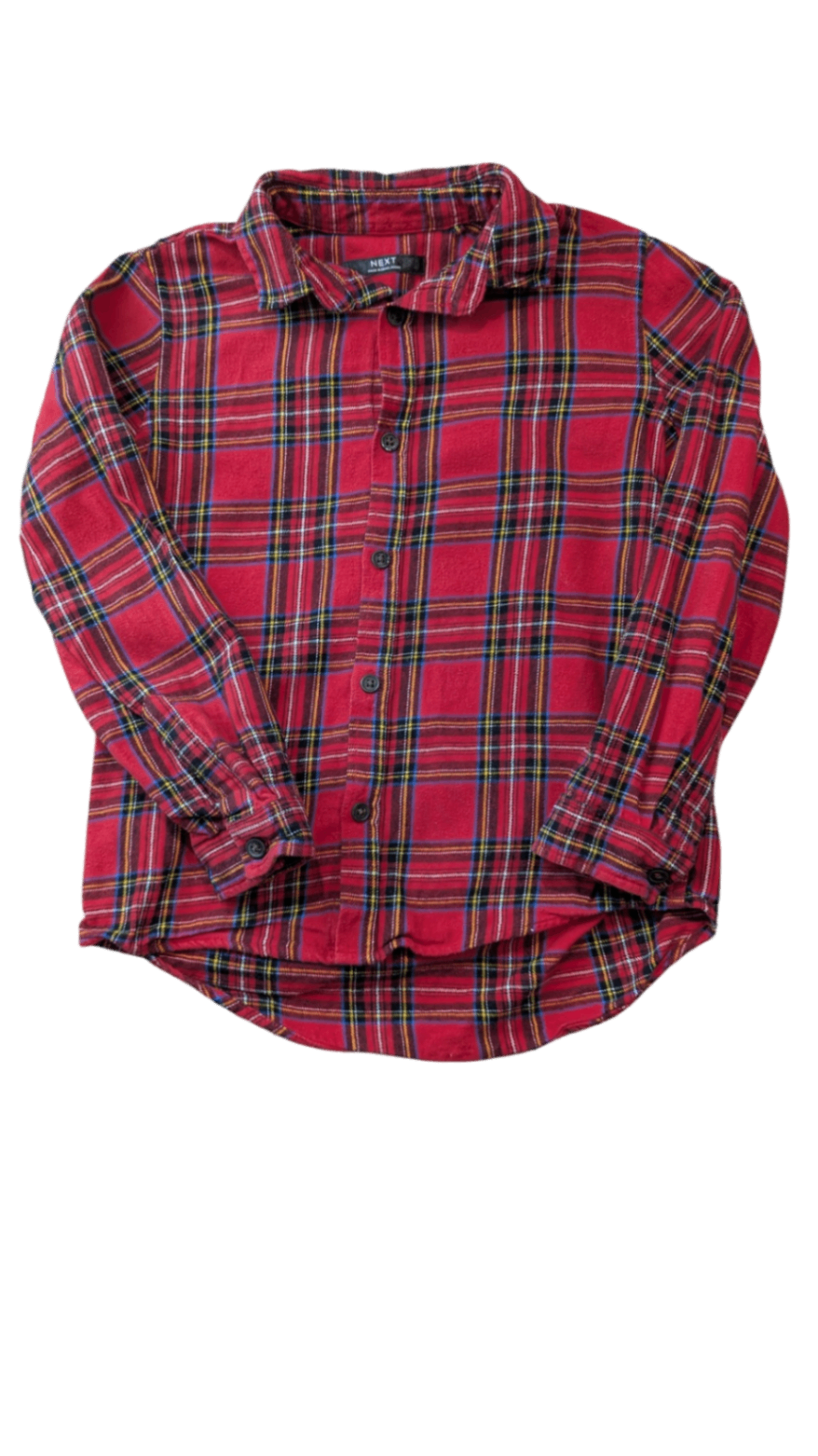 NEXT Shirt, Red Check, 7