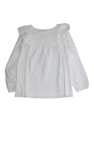 Milkshake Long-Sleeve T-Shirt, White, 6