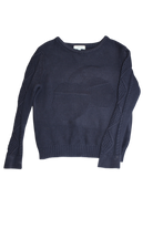 Florrie Sweater, Navy Blue, 6-7
