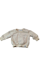 Rabbit + Bear Sweatshirt, Cream, 000