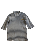 Goldie & Ace T-Shirt, White with grey stripes, 5