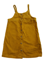 Cotton On Pinafore, Yellow, 7