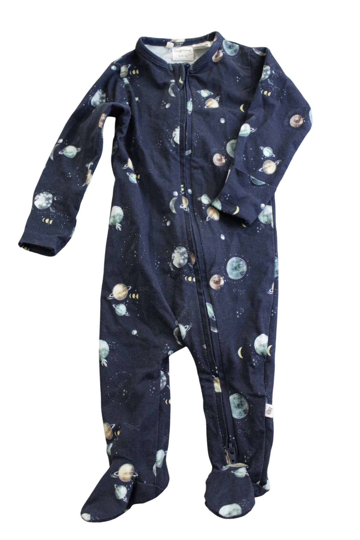 Snuggle Hunny Jumpsuit, Navy Blue, 000