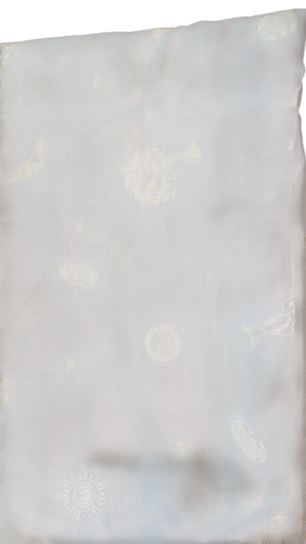 Purebaby Muslin Wrap, White, one size