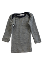 Merino Baby Long-Sleeve T-Shirt, Grey, 00