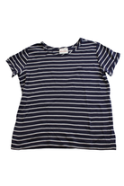 Hanna Andersson T-Shirt, Navy blue and white, 10