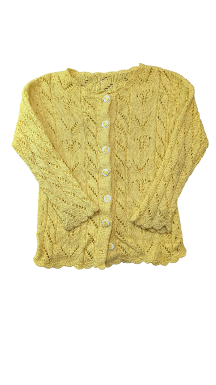Handknit Knitwear, Yellow, 9-10