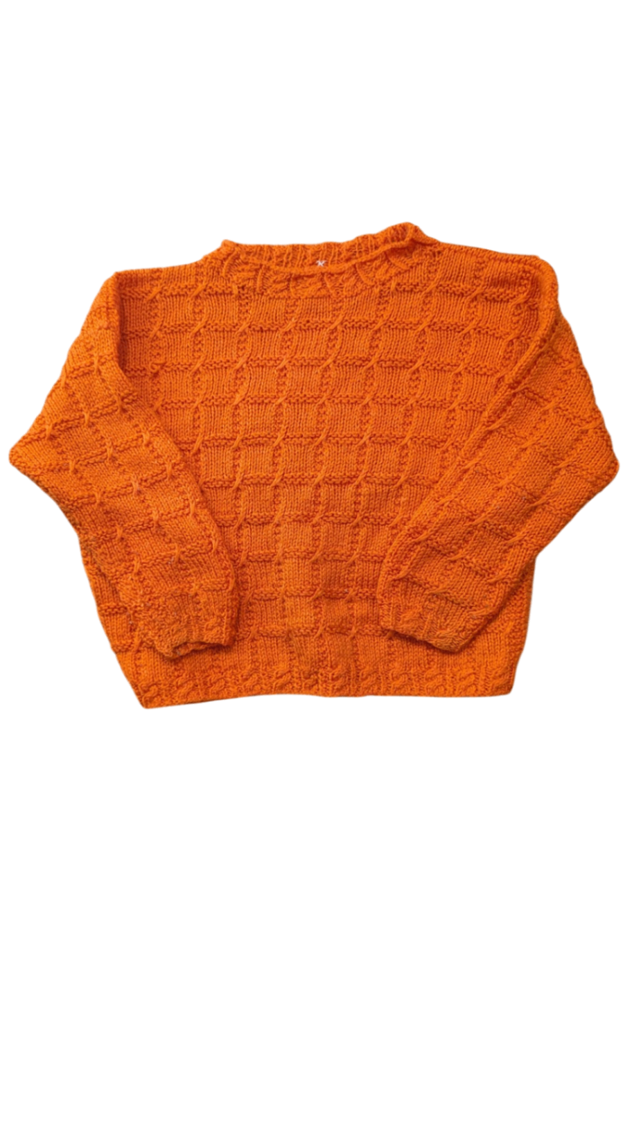 Handknit Knitwear, Orange, 5-6
