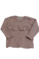 Wilson & Frenchy Long-Sleeve Top, Red, white stripe, 1