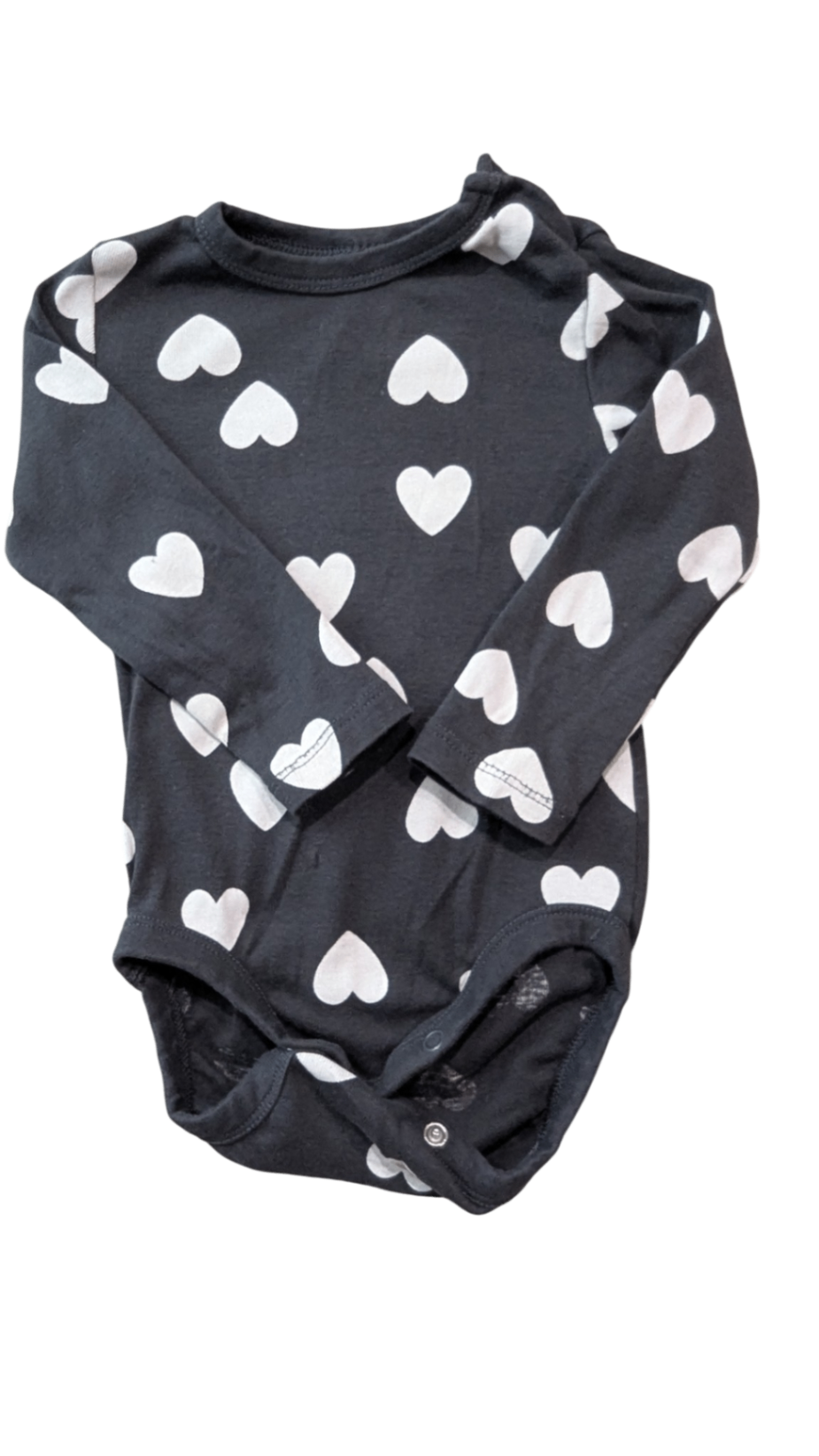 H&M Bodysuit, Black and white, 0