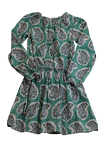 Country Road Dress, Green, florals, 8