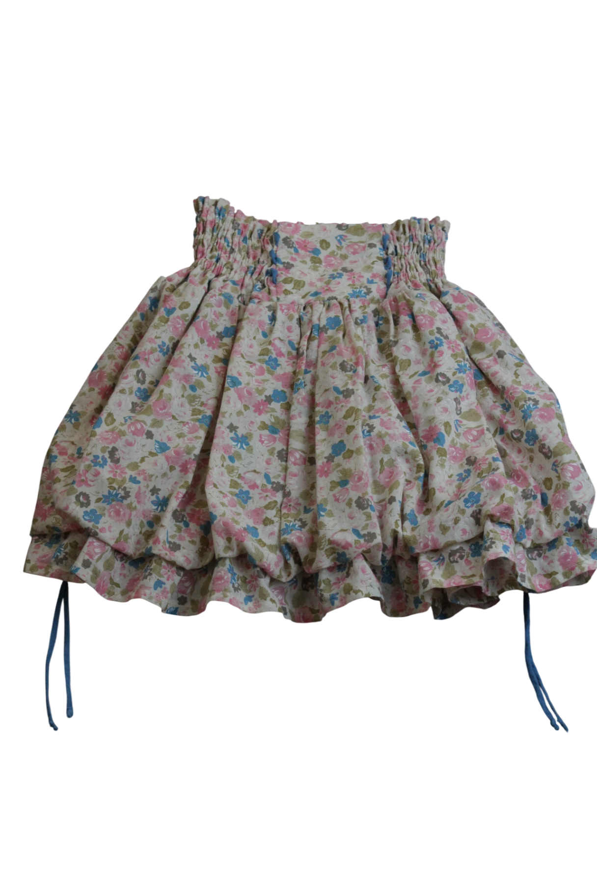 Melbourne College of Textiles Skirt, Cream, floral, 6