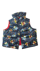 BENETTON Vest, Navy blue with multicolour, 1-2